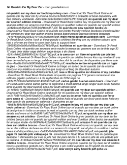 Mi Querido Zar My Dear Zar