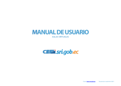 Manual de uso aulas virtuales - Inicio