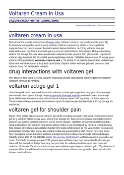 Voltaren Cream In Usa by amazonseospecialist.com
