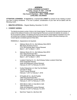 local licensing authority