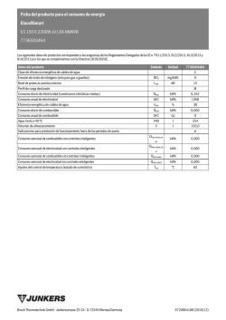 Ficha del producto para el consumo de energ&iacute;a ElacellSmart ES