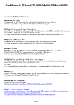 Suzuki Katana Ay 50 Manual PDF