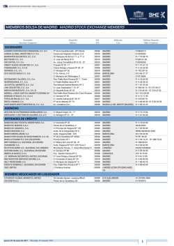 miembros bolsa de madrid madrid stock exchange members 1