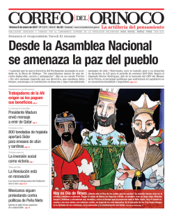 Descargar PDF - Correo del Orinoco