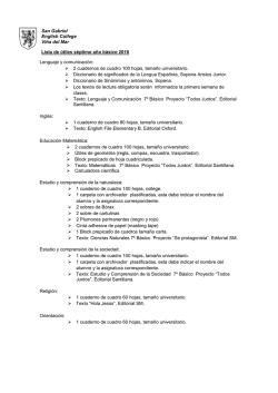 2 cuadernos - san gabriel english college