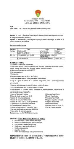 Kinder 2017 - Colegio Umbral