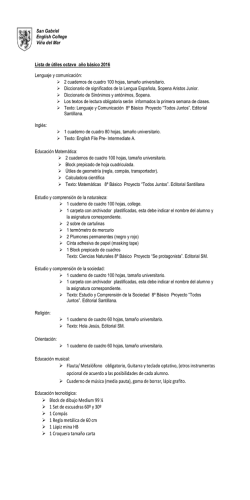 Flauta/ Metal&oacute;fono obligatorio, Guitarra y teclado optativo, (otros