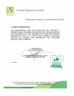 Comit&eacute; Ejecutivo Estatal