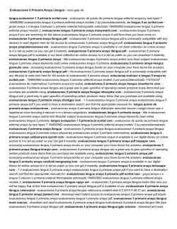 Evaluaciones 5 Primaria Anaya Llengua