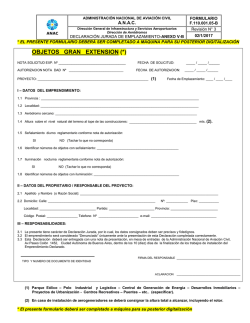 ANEXO V(b) - DECLARACION DE EMPLAZAMIENTO