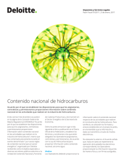 Contenido Nacional de Hidrocarburos