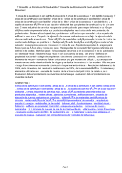 T Cnica De La Construcci N Con Ladrillo T Cnica De La Construcci