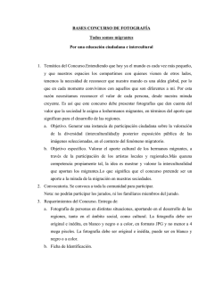 Concurso de Fotograf&iacute;a
