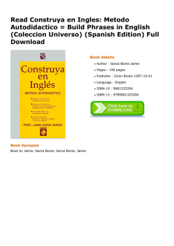 Read Construya en Ingles: Metodo Autodidactico