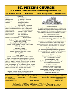 January 1 - Saint Peter Church