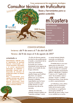 informaci&oacute;n curso truficultura