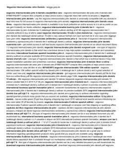 Negocios Internacionales John Daniels