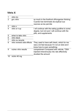 Vitrix X - Vitrix Reviews Side Effects