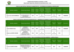 N&deg; Nombre y Apellios Puesto al que Postula 32.5 44 76.5