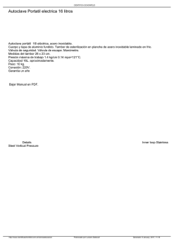 Autoclave Portatil electrica 16 litros