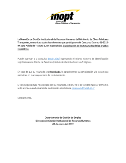 La Direcci&oacute;n de Gesti&oacute;n Institucional de Recursos Humanos