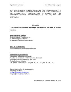 39.LA ORGANIZACI&Oacute;N HORIZONTAL ESTRATEGIA PARA