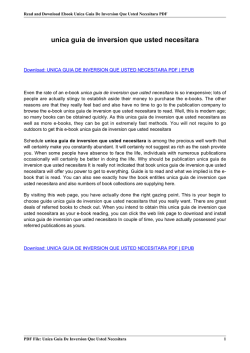 unica guia de inversion que usted necesitara pdf