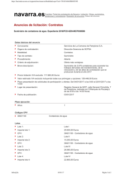 navarra.es - Infonalia Concursos P&uacute;blicos &ndash; Buscador de Concursos