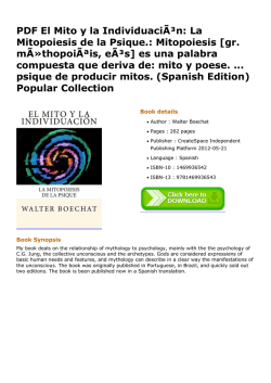 PDF El Mito y la Individuaci&Atilde;&sup3;n