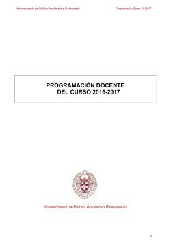 Vicerrectorado de Ordenaci&oacute;n Acad&eacute;mica
