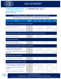 CURSOS ABIERTOS - I er SEMESTRE 2017