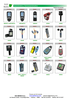 Anem&oacute;metros - Gisiberica