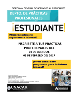INSCR&Iacute;BETE A TUS PR&Aacute;CTICAS PROFESIONALES DEL