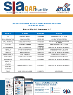 QAP - Sistema de Informaci&oacute;n Atlas