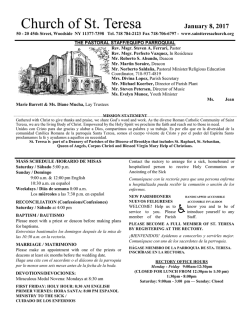 Church of St. Teresa - saintteresachurch.org