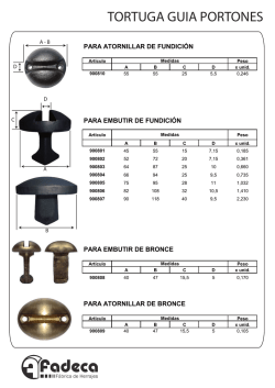 tortuga guia portones