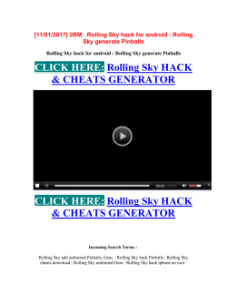 Rolling Sky generate Pinballs