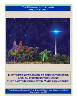 January 8 - The Basilica Parish of the Sacred Hearts of Jesus of Mary