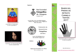 Bases del Premio de retrato Carmelo Tart&oacute;n 2017