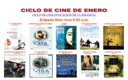 ciclo de cine evocacion de la infancia