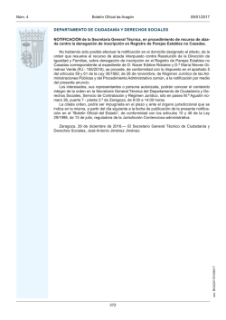 Registro - Boletin Oficial de Arag&oacute;n