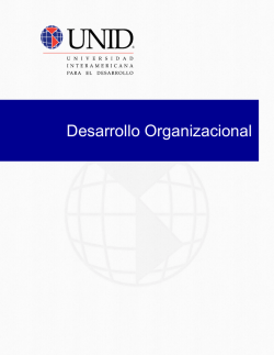 Desarrollo Organizacional