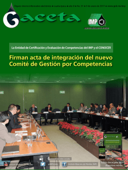 Firman acta de integraci&oacute;n del nuevo Comit&eacute; de Gesti&oacute;n por