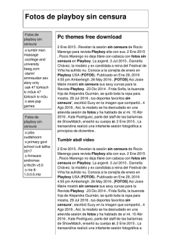 Fotos de playboy sin censura