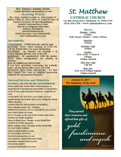 St. Matthew - Saint Matthew Catholic Church