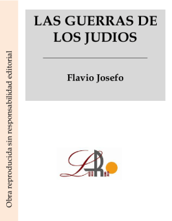Las guerras de los jud&iacute;os
