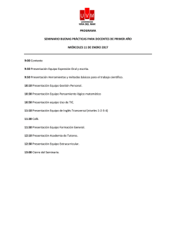PROGRAMA SEMINARIO BUENAS PR&Aacute;CTICAS PARA DOCENTES
