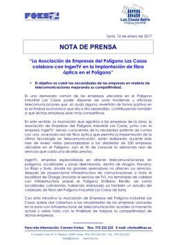 La Asociaci&oacute;n de Empresas del Pol&iacute;gono Las Casas
