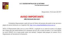 aviso importante a&ntilde;o escolar 2016-2017