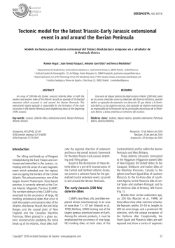 Tectonic model for the latest Triassic